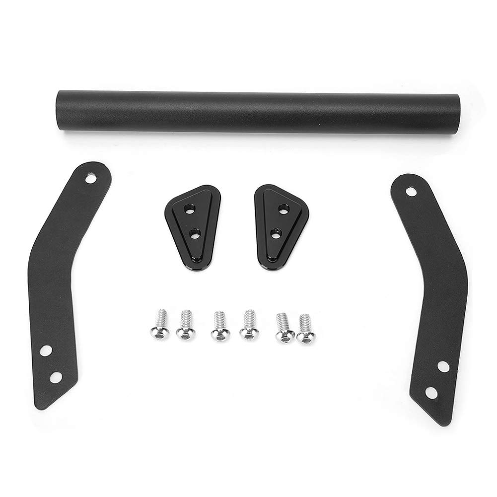 GPS Navigation Bracket, Modification Carbon Steel Phone Holder for VERSYS650 KLE650 15-19 kit Rastre versys 650+bar holder versys 650