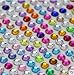 WEICO® 6mm Crystal Diamond Sticker Adhesive Rhinestone, 504pcs (multi)