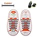 Homeout 1 Set No Tie Silicon Shoelaces - Colorful (Grey, 12pcs/Kids)