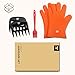 BBQ Gloves Heat Resistant, TaoTronics Meat Shredder Silicone and BBQ Brush, Grill Accessories, Perfect for Shredding Smoked Meat & Pulled Pork, Dishwasher Safe, FDA Approved