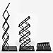 Voilamart Literature Stand Brochure Magazine Holder Rack Stand Portable Pop-up Folding Display Catalog Literature Holder Rack, 4 Pockets for Trade Show Booth Office Retail Store with Carry Bag