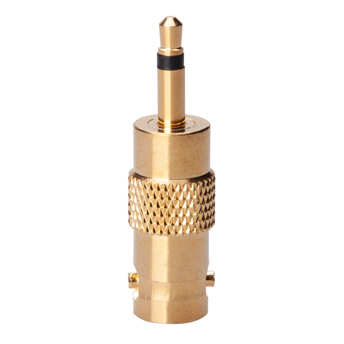 Keple 3.5mm Mono to BNC Adapter, BNC Female Jack to 3.5mm TS Male Plug, Gold Pated Bidirection Connector, SDI Coaxial Cables Adaptor for CCTV Surveillance Camera DVI DAB CB Radio Antenna