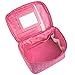 EN'DA professional Big Size Nylon Cosmetic Bags With Quality Zipper Single Layer Travel Makeup Bags For Women(Pink)