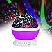 Jayden78 Toys for 2-10 Year Olds, Night Light Rotating Moon Stars Projector for Kids' Toys for Boys & Girls (Purple)