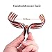 Rosette 2Pcs/set Large Chic Styling Hair Claw Clips Strong Holding Power Clamps Indoor Outdoor Hair Grips for Women Girls Thick Hair (wine red+blue)
