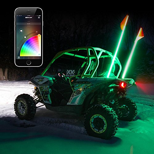 XKchrome App Control Advanced 216 LED Accent Light Kit for Offroad UTV ATV Can-Am Polaris Razr Yamaha