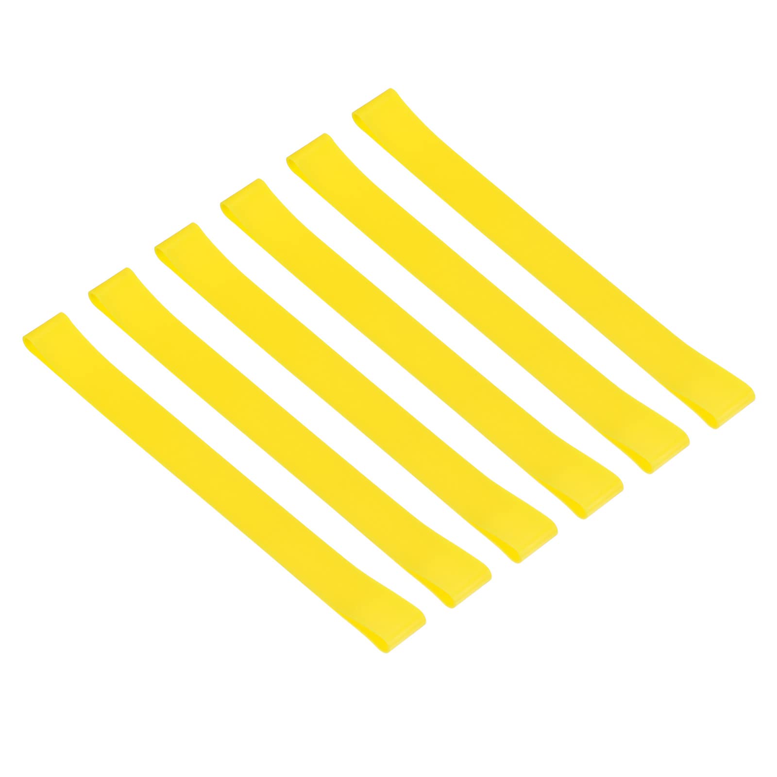 PATIKIL Towel Bands, 6 Pack Elastic Beach Chair Towel Clips Windproof Towel Holder Silicone Rubber Bands Straps for Beach Pool Cruise Chairs, Yellow