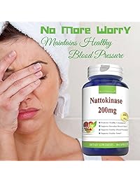 nattokinase 200 mg 4000 FU 200 Count Suplemento – Natto kinase Thinner de sangre de Bacillus subtilis naturales por boostceuticals