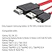Amtake MHL Micro USB to HDMI 1080P HDTV Cable Adapter,6.5 feet