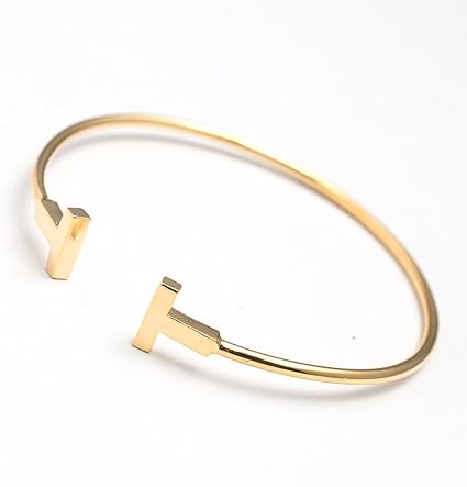 Amazon 激売れ 多数芸能人愛用タイプ 男女兼用サイズフリー T字ブレスレットt字バンクル ゴールド スクリーンプロテクター 通販