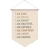 Affirmations Wall Hanging Art for Kids, Classroom