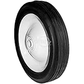 Rotary # 3460 Lawnmower Wheel Universal 7" x 1.5" Rid Tread 1/2" Bore 2" Center Hub