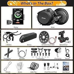 Bafang 1000w 48V Central Motor with BBS03 Battery