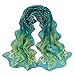 Scarf,Han Shi Women Peacock Pattern Soft Silk Scarves Sexy Chiffon Shawl Wraps Voile (L, Green)