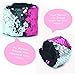 Mermaid Bracelet - 2 Color Reversible Sequin Bracelets - Magic Party Supplies Favors Slap Bracelet for Women, Girls and Kids. (Sliver-Rose)