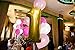 Treasures Gifted Happy 1st First Birthday Baby Girl Decorations Party Supplies Balloons Garland Kit for a Princess Unicorn Themed Celebration in Magenta Pink White and Gold
