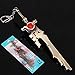 6 Inch Length League of Legends LOL Game the Bunny Riven Weapon Broken Sword Large Size Metal Pendant Key Ring Keychain in Box