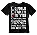 Single Taken in The Garage Building A Racecar T-Shirt (Medium) Black
