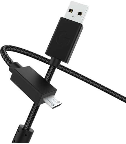 USB Charging Cable For Logitech G633 G933 G533 Headset G502 LIGHTSPEED Mouse NEW | UK USB Charging Cable For Logitech G633 G933 G533 Headset G502 LIGHTSPEED Mouse NEW | UK