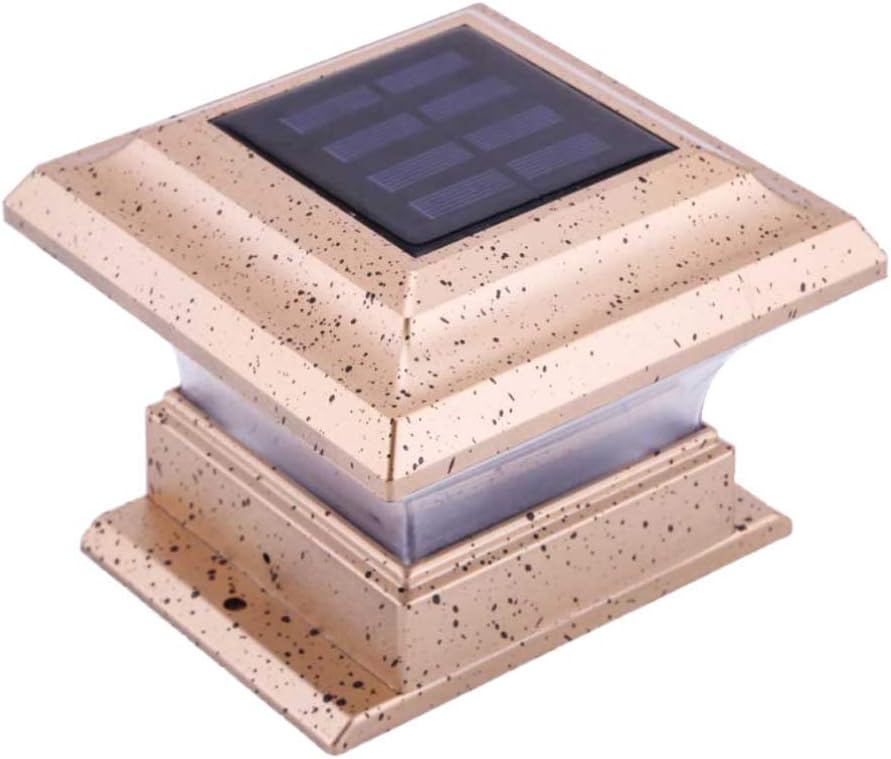 4pcs Solar Power Deck Lichter Haustür Treppe Post Cap Lichter