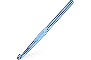Coopay Large Crochet Hooks Single, 9mm Crochet Needle Part of Aluminum Ergonomic Crochet Kit, Smooth and No Snagging Yarn - Ideal Knitting Supplies (Ganchillos,Aguja de Tejer) (9.0mm)