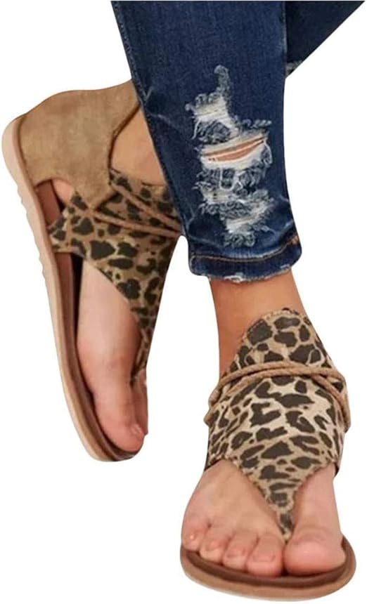 animal print sandals amazon