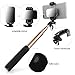 City Sightseeing (Gold) Selfie Stick with Tripod Base for Huawei P20, P20 Pro, Nova 3, Mate 20 Lite, Porsche Design Mate RS, 10, Mate 10, Mate 10 Pro, P10, P10 Plus, Y7, Y6, Y9, Y5, P Smart, Mate 9
