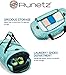 Runetz - TEAL Hot Blue Gym Bag Sport Shoulder Bag for Men & Women Duffel 20-inch Large - Teal