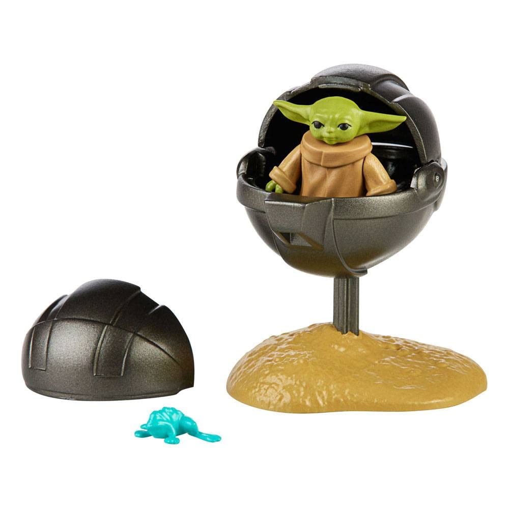 Star Wars Retro Collection The Child Toy 9.5-cm-Scale The Mandalorian Action Figure with Accessories, Toys for Kids Ages 4 and Up