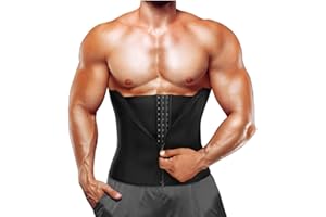 Men Sweat Waistband Neoprene Corset Sports Fitness Zipper Buckle For Fitness Body Shaper