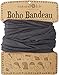 Natural Life Boho Bandeau, Solid Grey