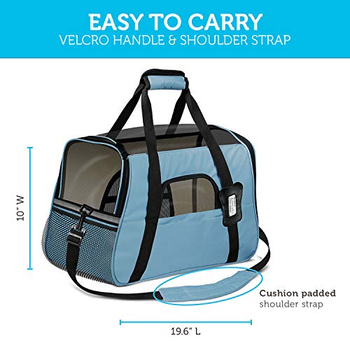 Paws & Pals Airline Approved Pet Carrier SoftSided Carriers for