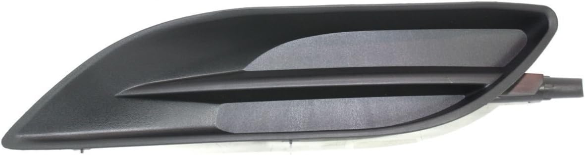 Front Left Driver Side Bumper Fog Light Lamp Hole Cover Grille Molding Trim Replacement for 2006-2010 Toyota Sienna Black Primed TO1088115 52128AE020