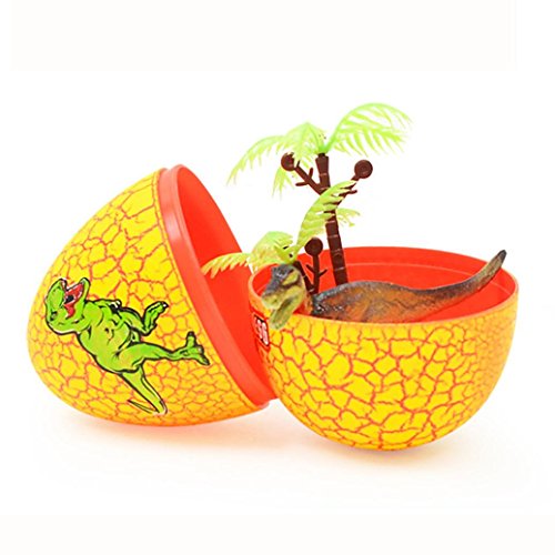 Shybuy Novelty Magic Large Size Crack Easter Dinosaur Eggs Hatching Toy With Mini Toy Dinosaur Figures Inside (Random)
