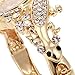 Womens Quartz Bangle Wrist Watch Lady Crystal Jewelry Bracelet Watches