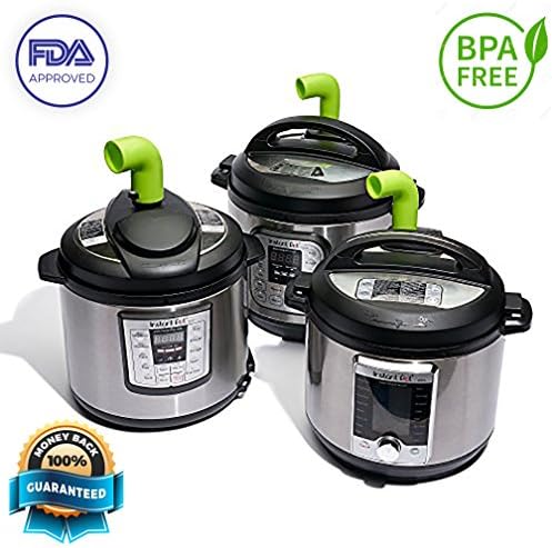 Instant Pot Steam Release for Instant Pot Accessories. Fits ALL InstaPot Models: DUO, LUX &amp; ULTRA- 6 quart, 8 qt, Mini 3 qt –Safely Release &amp; Divert Insta Pot Steam. Food Grade Silicone.
