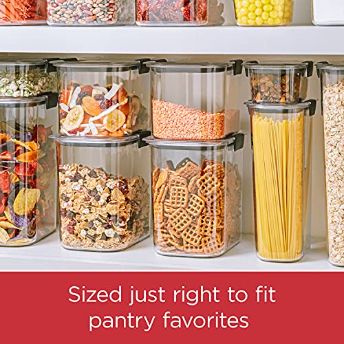 Rubbermaid Brilliance Pantry Airtight Food Storage Container, BPA-Free Plastic