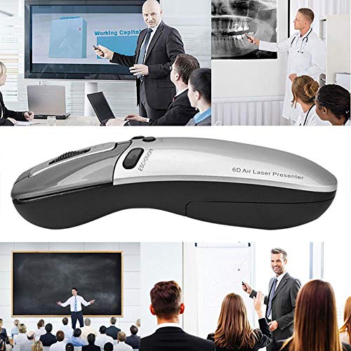 image for DUANCHUN Wireless Air Mouse Ppt Remote Control Laser Flip Pen Briefer 