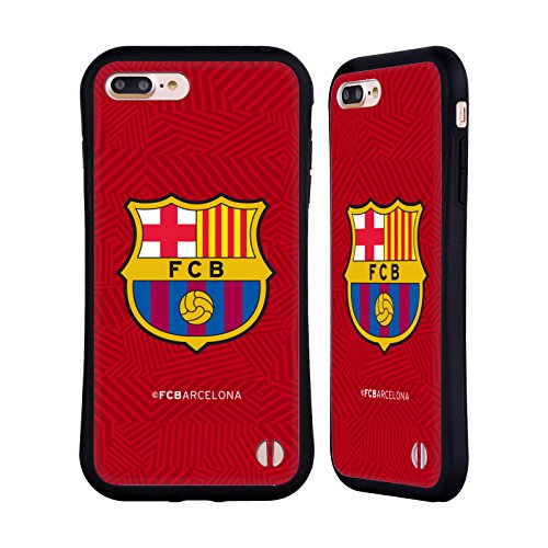 Official FC Barcelona Red 2017/18 Crest Hybrid Case for Apple iPhone 7 Plus/iPhone 8 Plus