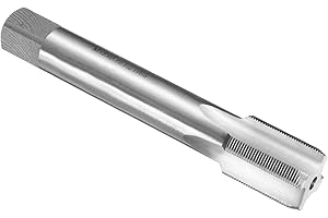 uxcell Hand Plug Tap M18 x 0.75 H2 Metric Thread Plug Style Taps Straight Flute Screw Tapping Threading Tool High Speed Steel