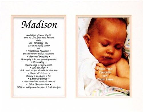 Townsend FN02Mireya Personalized Matted Frame With The Name &amp; Its Meaning - Mireya