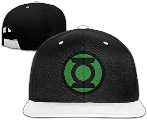 NNTBJ Adjustable Snapback Hip-hop Hat∩ Green Lantern Logo
