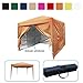 Quictent Privacy 8'x8' EZ Pop Up CanopyTent Instant Canopy Gazebo Mesh Curtain 100% Waterproof-9 Colors (Sandy Brown)