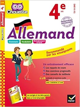 Amazon Fr Allemand 4e Lv2 A1 A2 Cahier D Entrainement Et De Revision Munoz Francoise Livres