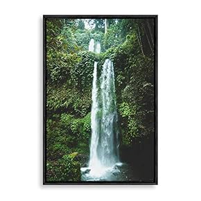 signwin Framed Canvas Wall Art Waterfall Canvas Prints...