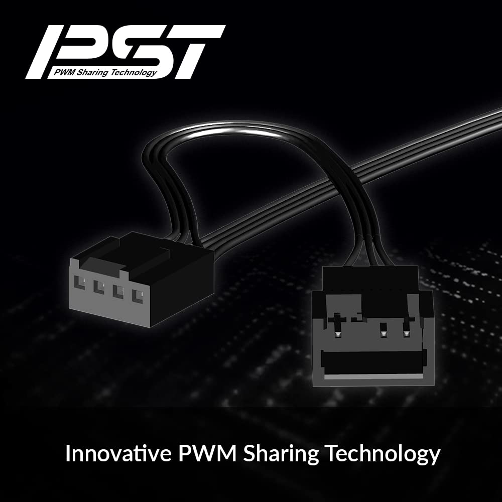 ARCTIC BioniX P140 - PC Fan, 140mm Gaming Case Fan with PWM Sharing Technology (PST), Pressure-optimised, Computer, Fan Speed: 200-1950 RPM - Grey