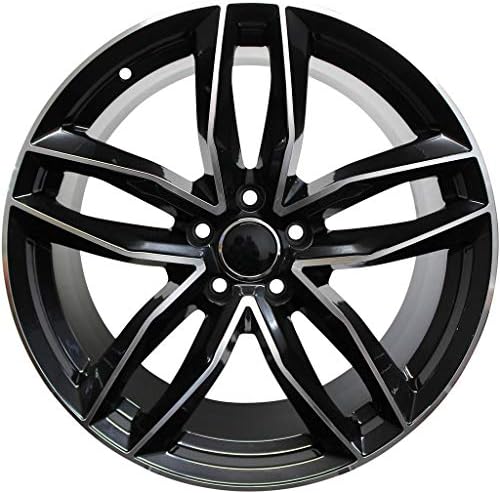 21 INCH AUDI RIMS A5 A6 A7 A8 S5 S6 S7 S8 RS5 RS6 RS7 Q5 Q7 SQ5 SQ7 BLACK MACHINED WHEELS
