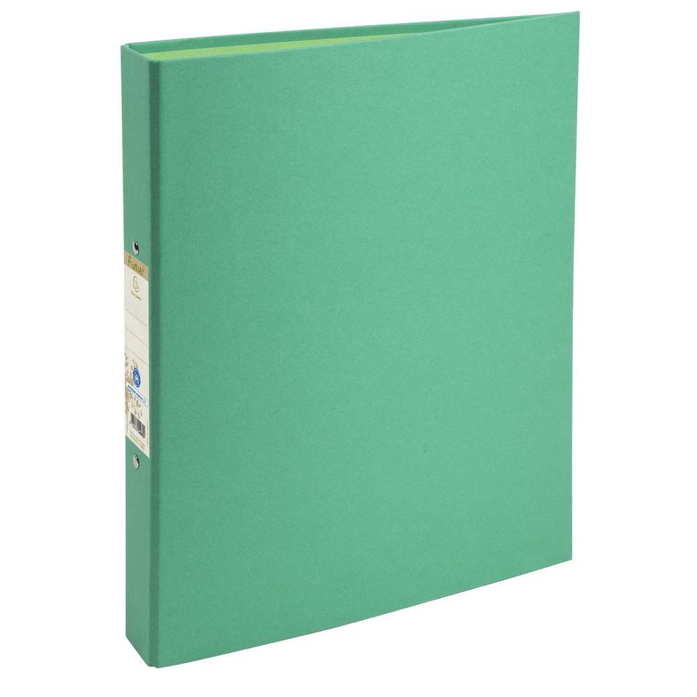 Exacompta - ref. 54983E - 1 Forever rigid binder - 2 round rings, diameter 30 mm - Spine 40 mm - External dimensions: 32 x 26 cm - A4 file format - Colour: dark green