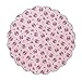 Talking Tables Truly Scrumptious Scalloped Floral Paper Table Napkins for a Tea Party, Pink (40 Pack)