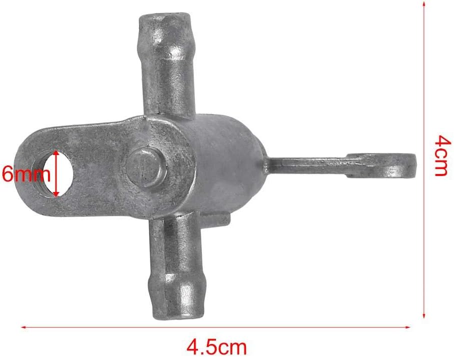 Motorcycle Inline Fuel Tap Fuel Valve 8mm 5/16'' Petrol Tap Cut Off Valve Petcock Switch Petrol Gas Fuel Tap Valve for Motorcycle Dirt Bike ATV Quad Buggy - Image 5
